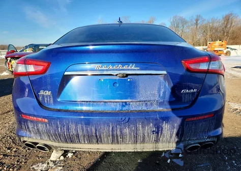 2019 Maserati Ghibli S z USA, uszkodzony, nr VIN ZAM57YTA2K1319560